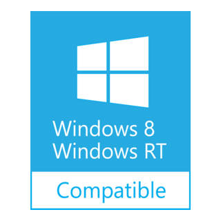 Windows 8/RT Compatible Logo PNG Vector