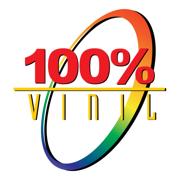 100% Vinil Logo PNG Vector
