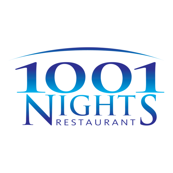 1001 Nights Restaurant Logo PNG Vector