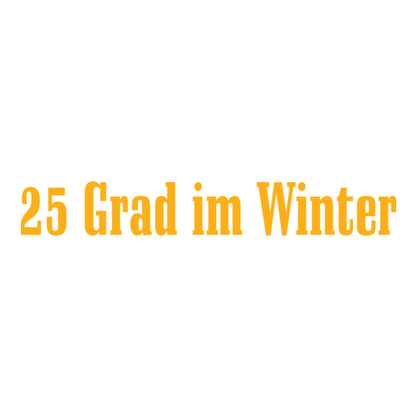 25 Grad im Winter Logo PNG Vector