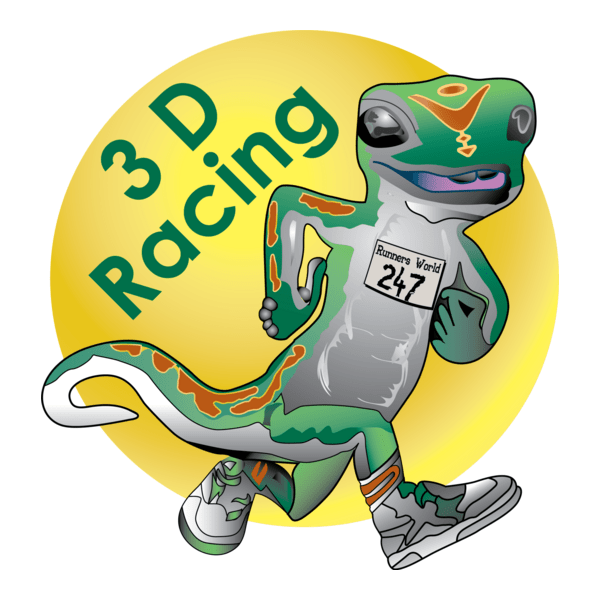 3D Racing Logo PNG Vector