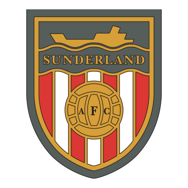 AFC Sunderland 70's Logo PNG Vector