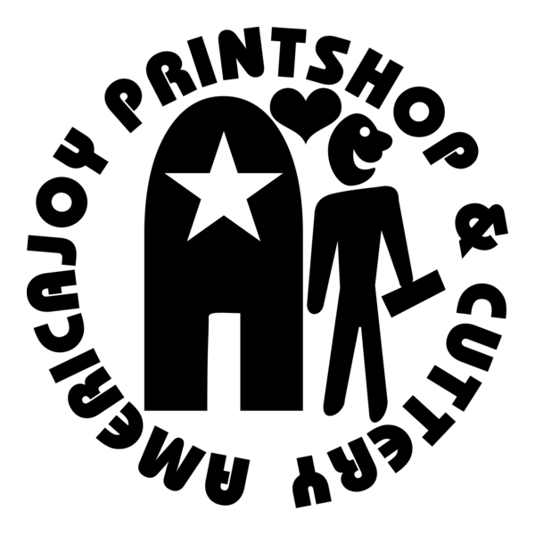 Americajoy Printshop Logo PNG Vector