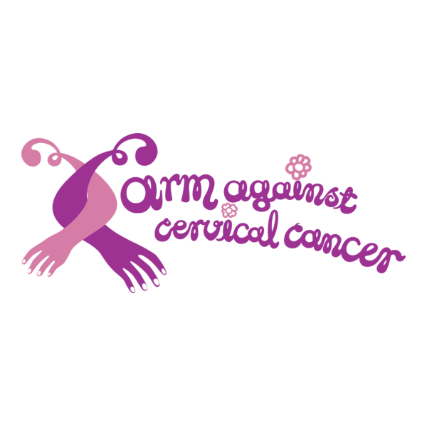 Arm Against Cervical Cancer Logo PNG Vector