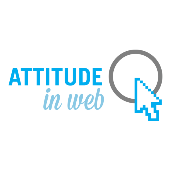 Attitude in Web Logo PNG Vector