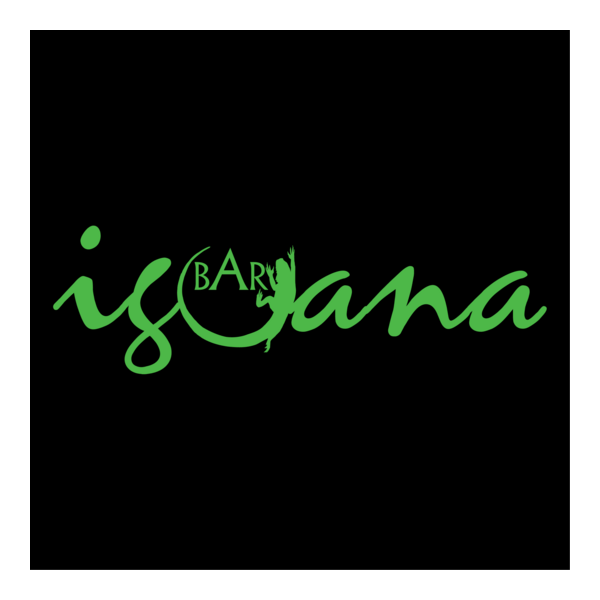 Bar Iguana Logo PNG Vector
