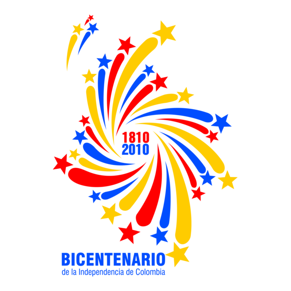 Bicentenario de la Independencia de Colombia Logo PNG Vector