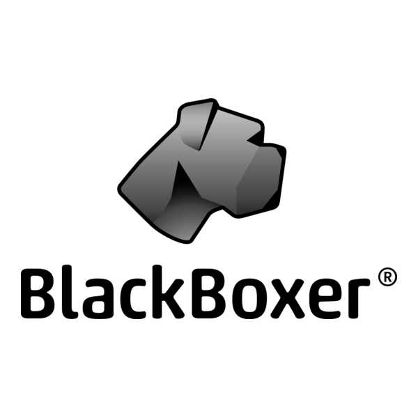 Black Boxer Logo PNG Vector
