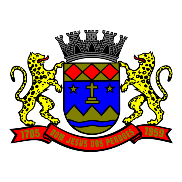 Brasão Bom Jesus dos Perdões-SP Logo PNG Vector