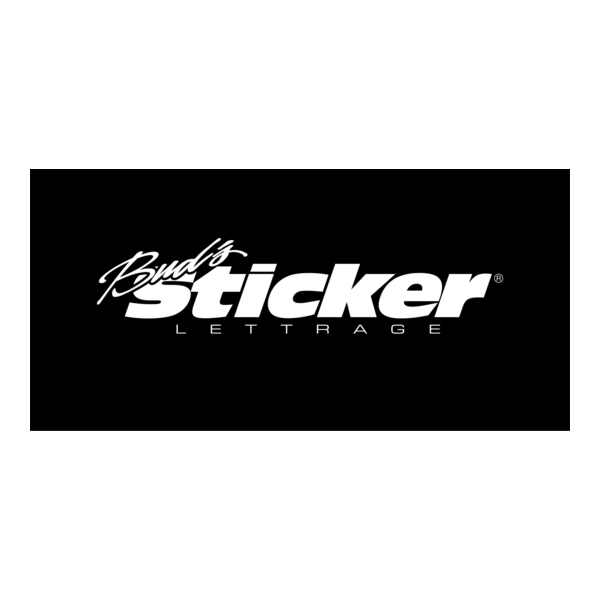Bud's Sticker Logo PNG Vector