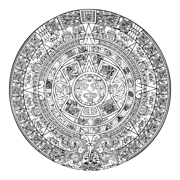 Calendario Azteca Logo PNG Vector