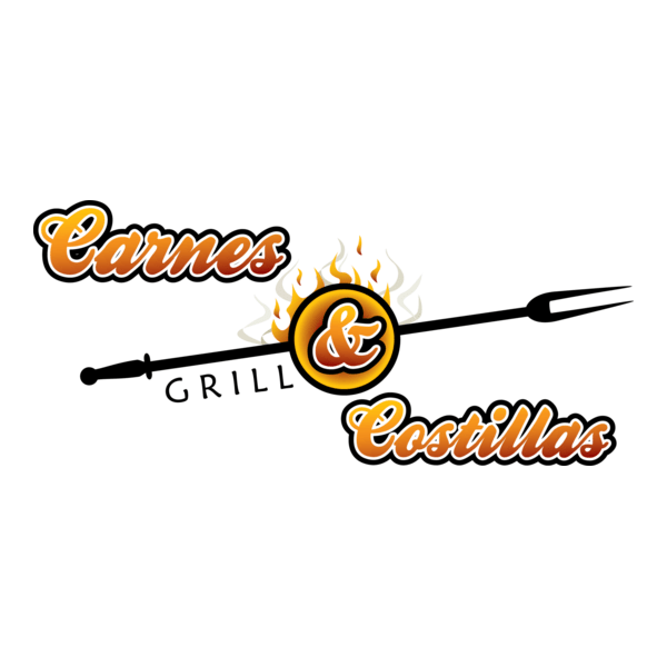 Carnes & Costillas Grill Logo PNG Vector
