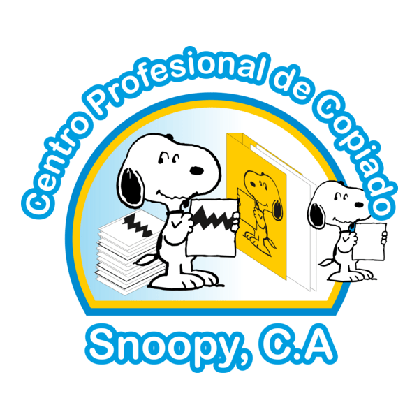 Centro de copiado profesional Snoopy Logo PNG Vector