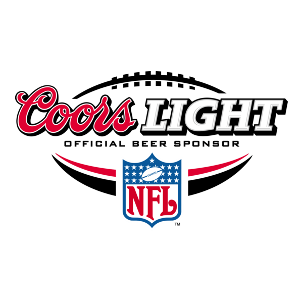 Coors Light NFL Official Beer Sponsor Logo PNG Vector