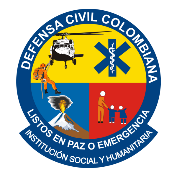 Defensa Civil Colombiana Logo PNG Vector