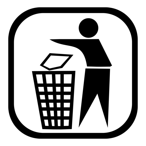 Deposite en la Basura Logo PNG Vector