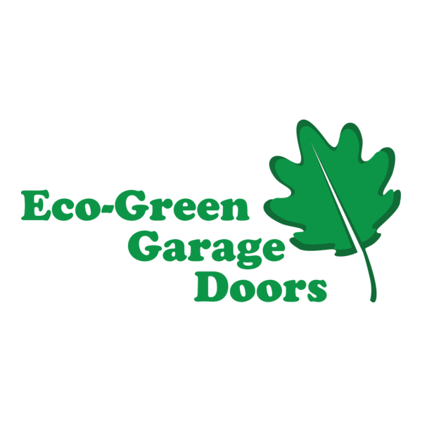 Eco-Green Garage Doors Logo PNG Vector