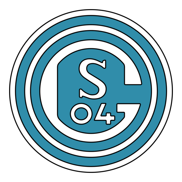 FC Schalke 04 Gelsenkirchen 70's Logo PNG Vector