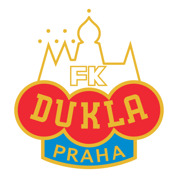 FK Dukla Praha 90's Logo PNG Vector