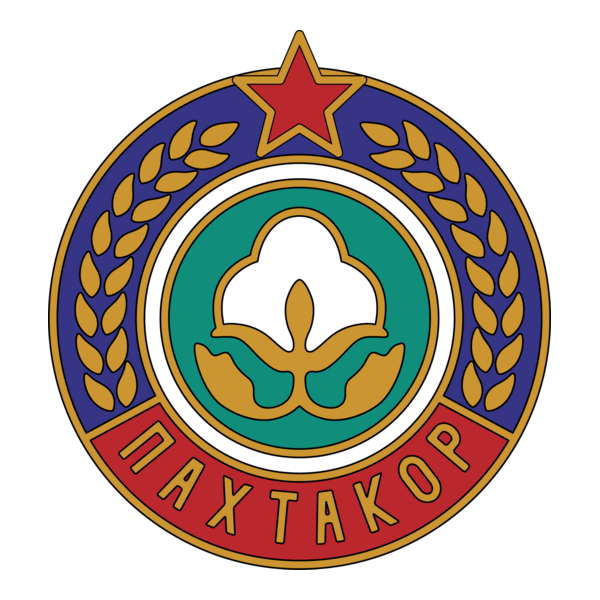 FK Pakhtakor Tashkent 60's - 70's Logo PNG Vector