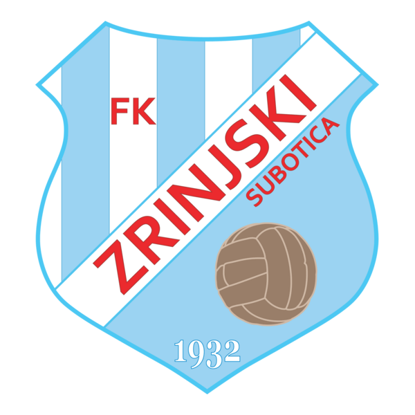 FK Zrinjski 1923 Subotica Logo PNG Vector