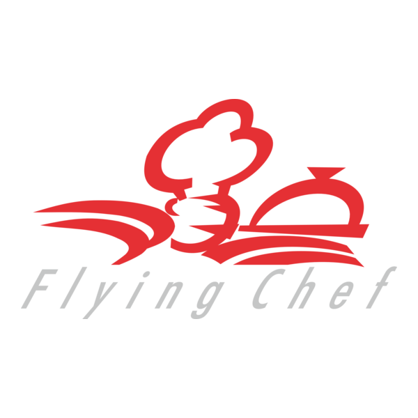 Flying Chef Logo PNG Vector