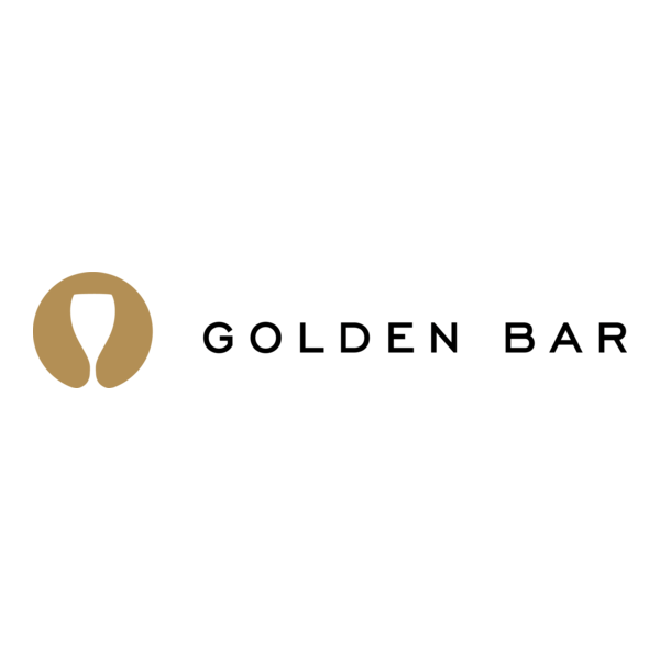 Golden Bar Logo PNG Vector