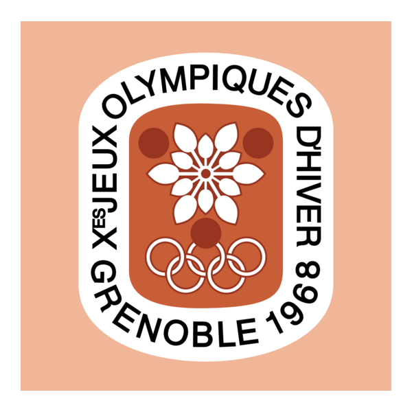 Grenoble 1968 Winter Olympic Logo PNG Vector