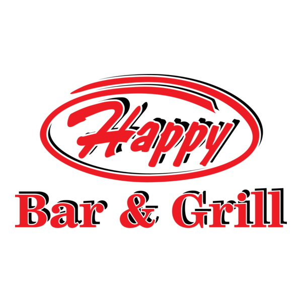 HAPPY Bar and Dinner Logo PNG Vector