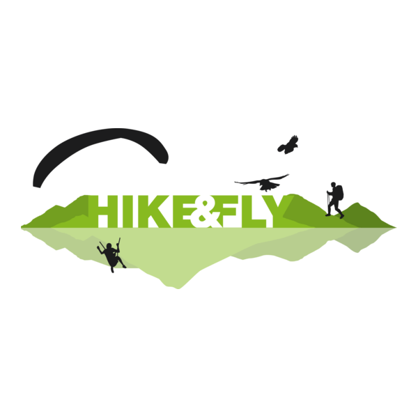 Hike-and-Fly Logo PNG Vector