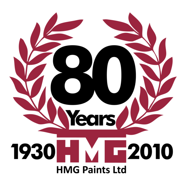 HMG Paints 80th Anniversary Logo PNG Vector