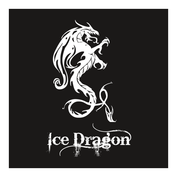 Ice Dragon Logo PNG Vector