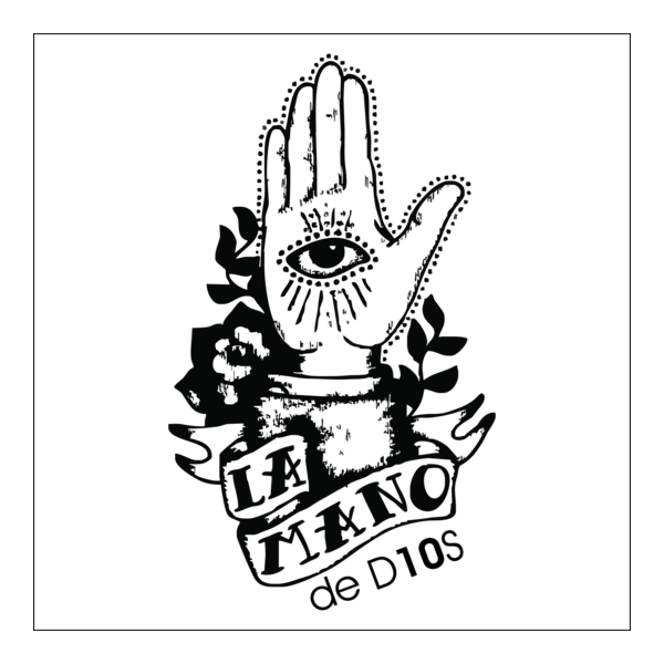 la mano de d10s Logo PNG Vector