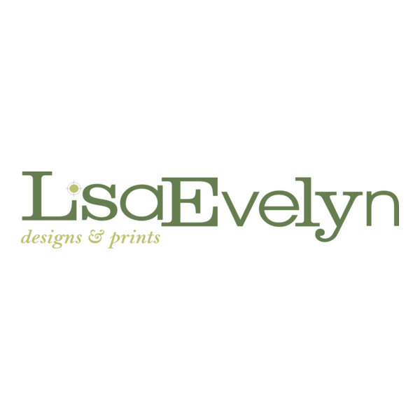 Lisa Evelyn Designs + Prints Logo PNG Vector