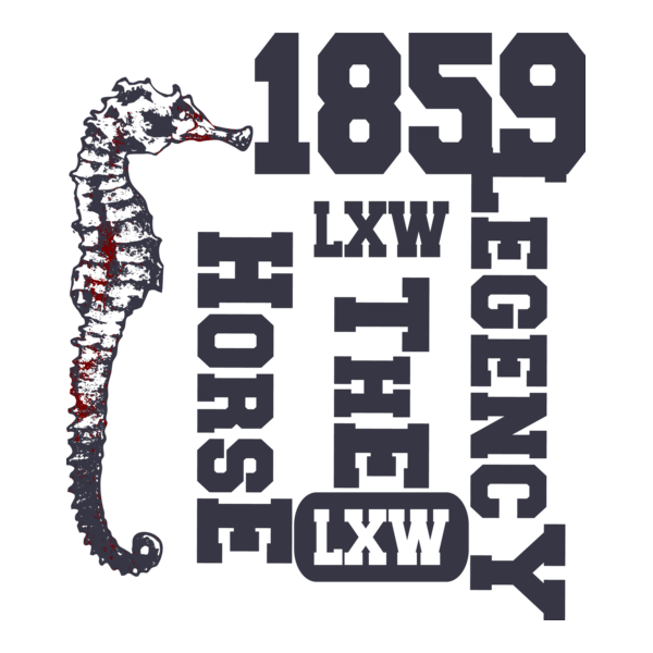 LXW Horse 1859 Logo PNG Vector