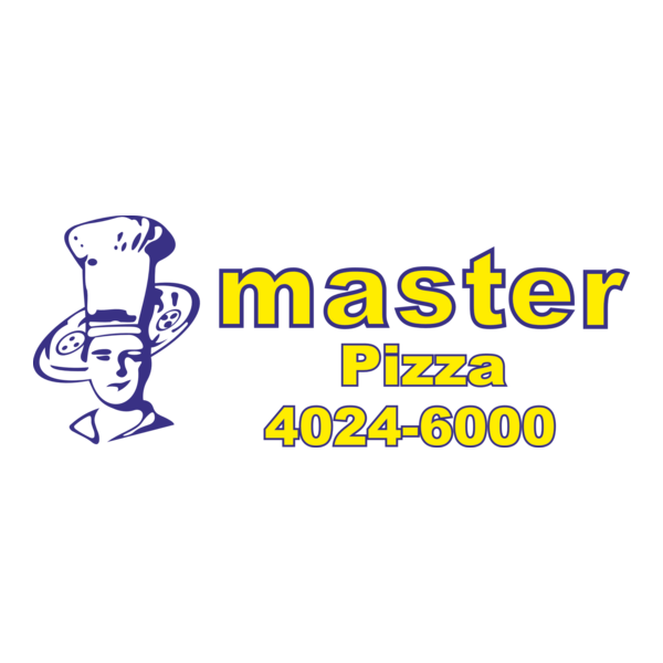 master Pizza Logo PNG Vector