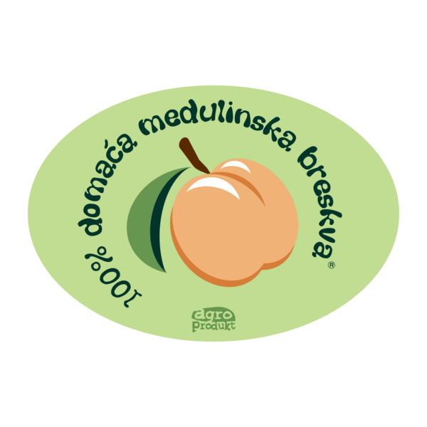 Medulinska breskva - Agroprodukt Logo PNG Vector