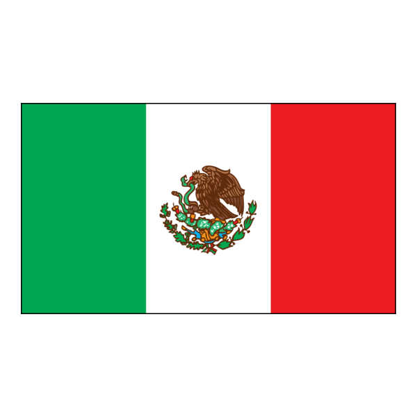 Mexico Flag Logo PNG Vector
