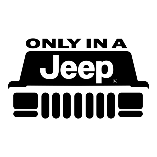 Only in a Jeep Logo PNG Vector