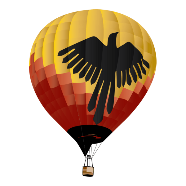 Phoenix Balloon Logo PNG Vector