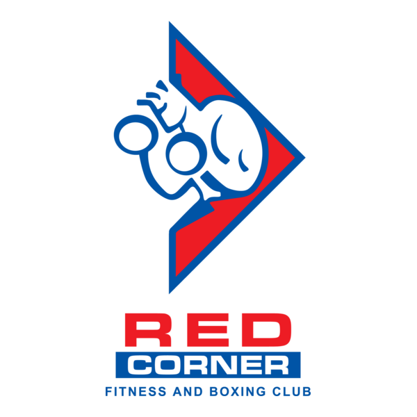 Red Corner Fitness and Boxing Club Logo PNG Vector