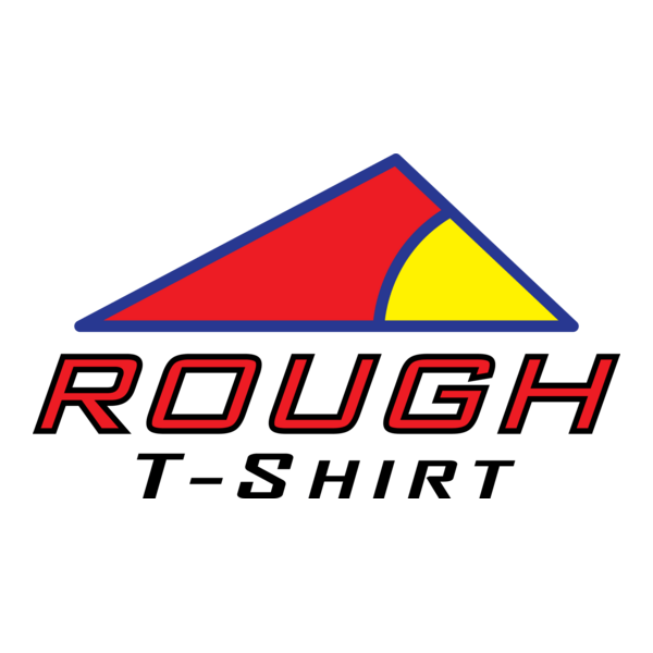 Rough T-Shirt Logo PNG Vector