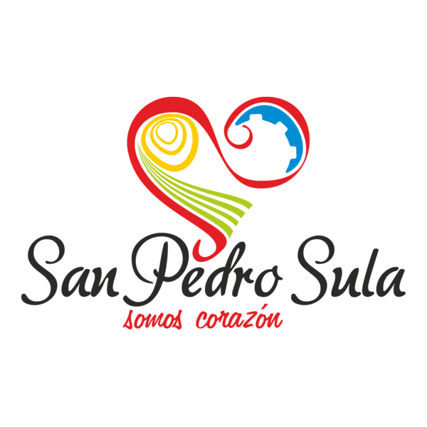 San Pedro Sula, somos corazón Logo PNG Vector