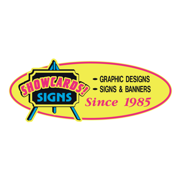 Showcards! Signs Logo PNG Vector