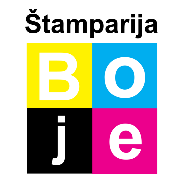 ŠTAMPARIJA BOJE NOVI SAD Logo PNG Vector