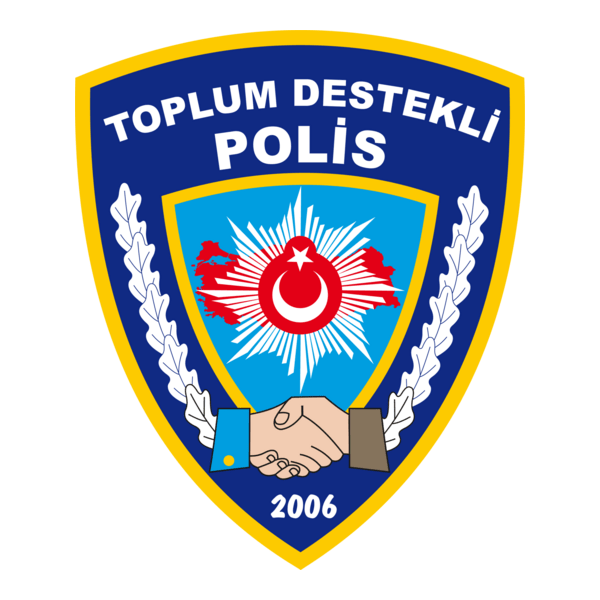 Toplum Destekli Polis Logo PNG Vector