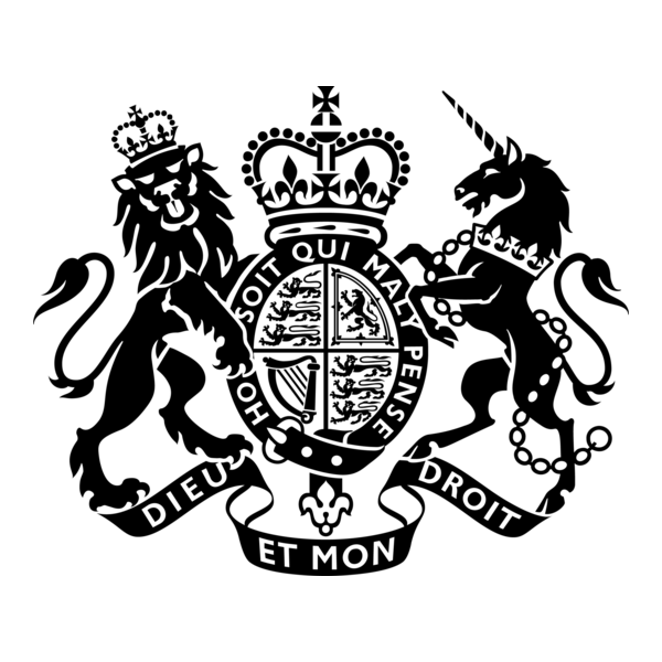 UK Government Crown Crest Logo PNG Vector