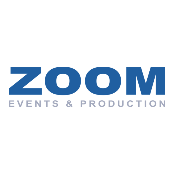 Zoom Events & Production Logo PNG Vector