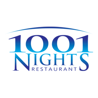 1001 Nights Restaurant Logo PNG Vector