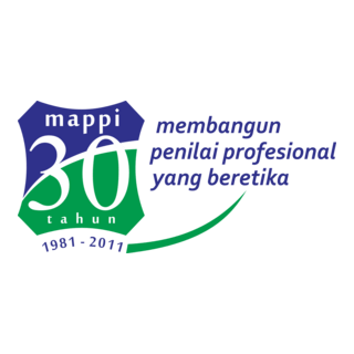 30th MAPPI Anniversary Logo PNG Vector